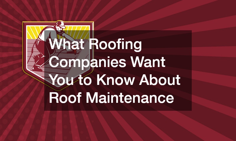What Roofing Companies Want You to Know About Roof Maintenance