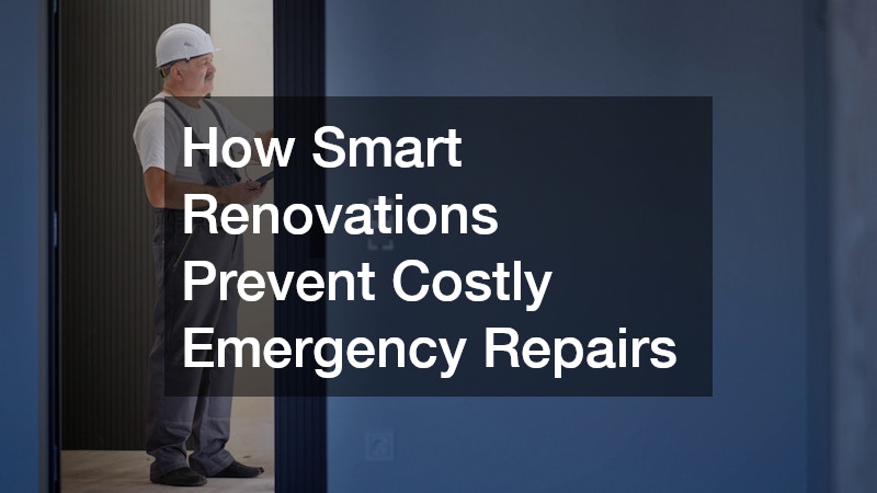 How Smart Renovations Prevent Costly Emergency Repairs